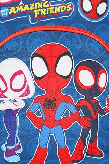 Mochila Infantil do Homem-Aranha e Seus Incríveis Amigos, Mochila Escolar para Meninos e Meninas