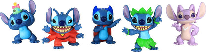 Disney, Conjunto de figuras colecionáveis do Stitch, da Lilo da com 5 peças, brinquedos infantis para crianças a partir de 3 anos da Just Play.