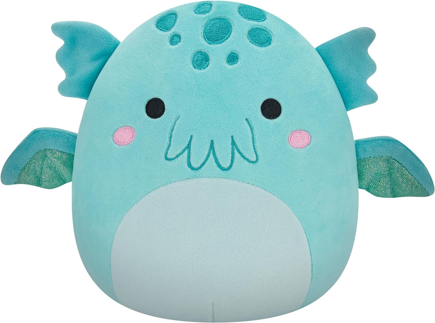 Squishmallows SQCR04087 Theotto-Blue Cthulu 7,5" Add Squad, brinquedo de pelúcia ultramacio, pelúcia oficial Kellytoy