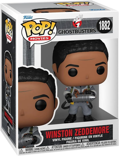 Funko Pop! Filmes: Caça-Fantasmas II - Winston Zeddemore - Caça-Fantasmas 2 - Figura de vinil colecionável - Ideia para presente - Produtos oficiais - Brinquedos para crianças e adultos - Fãs de cinema