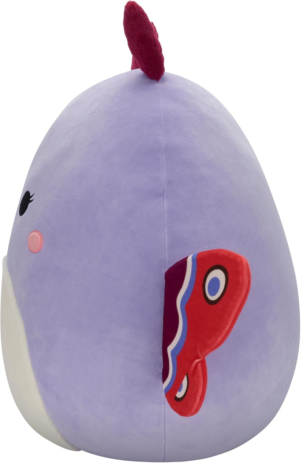 Squishmallows SQCR05497 Sandrine de 20 polegadas The Lavender Moth, multicolor