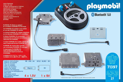 Playmobil Conjunto Bluetooth de módulo RC 71397, módulo de controle remoto, compatível com o logotipo RCM, dramatização imaginativa, conjuntos de jogos adequados para crianças de 5 anos ou mais