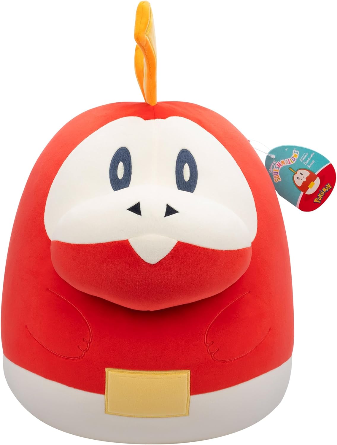 Squishmallows Pelúcia Pokémon Fuecoco original de 14 polegadas - Adicione Fuecoco ao seu esquadrão, Pelúcia média de bicho de pelúcia ultramacio, Pelúcia oficial Kelly Toy