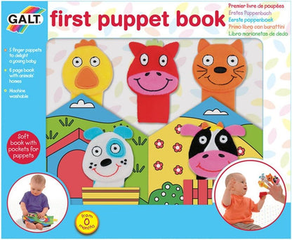 Galt Toys, Primeiro Livro de Fantoches, Brinquedos de Atividades para Bebês, Idades 0 Meses ou Mais