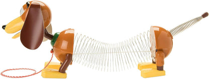 Disney Boneco Slinky Dog Falante Oficial da Store, Toy Story, 27 cm/11”, Orelhas macias ao toque e corpo flexível que estica, fala mais de 15 frases do filme, indicado para crianças a partir de 3 anos.