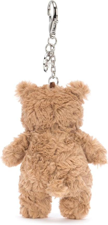 Jellycat Pingente para bolsa Bartholomew Bear - C: 5 cm x C: 6 cm x A: 12 cm