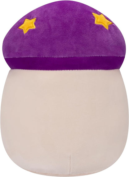 Squishmallows SQHW00578 Carina The Mushroom de 7,5 polegadas com estrelas e luas - Ultrasoft de tamanho médio oficial Jazwares de pelúcia, roxo