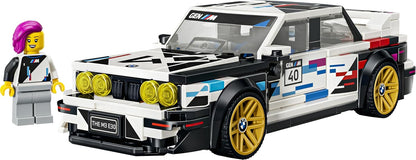 LEGO Brinquedo Speed Champions BMW M3 (E30) – Kit de Modelo com Minifigura de Piloto Colecionável – Ideia de Presente de Aniversário para Meninos a partir de 9 Anos e Fãs de Automobilismo – 77263