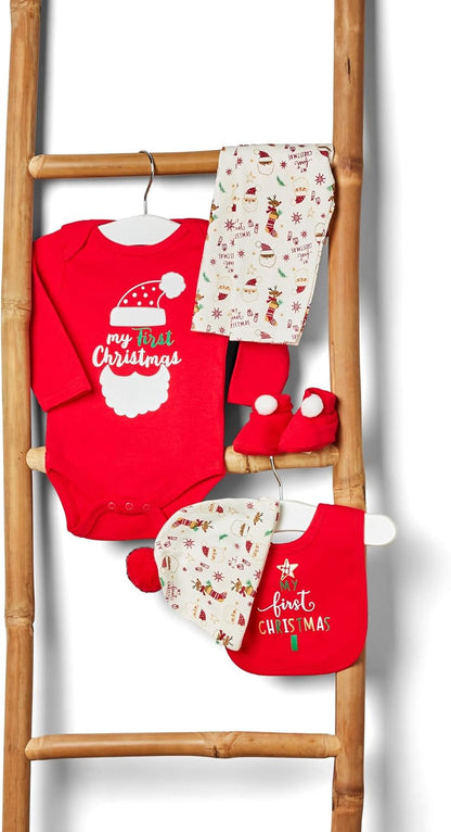 Primeiro Natal do bebê - 1º Natal Cesta de Bebê, Meu Primeiro Natal Menino e Menina - Primeiro Natal do Bebê Cesta de Natal do Bebê, Primeiro Natal do Bebê,