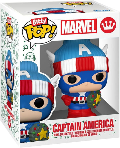 Funko Bitty Pop! Calendário de Contagem Regressiva : Marvel Comics - Calendário do Advento - 24 Dias de Surpresa - Mini Figuras de Vinil Colecionáveis - Caixa Misteriosa - Ideia de Presente - Natal para Meninas, Meninos e Crianças