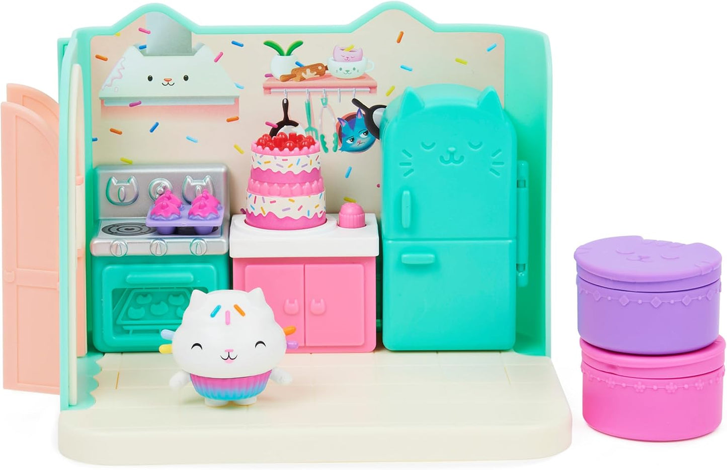 Gabby's Dollhouse - Conjunto de Cozinha Bakey com Bolo