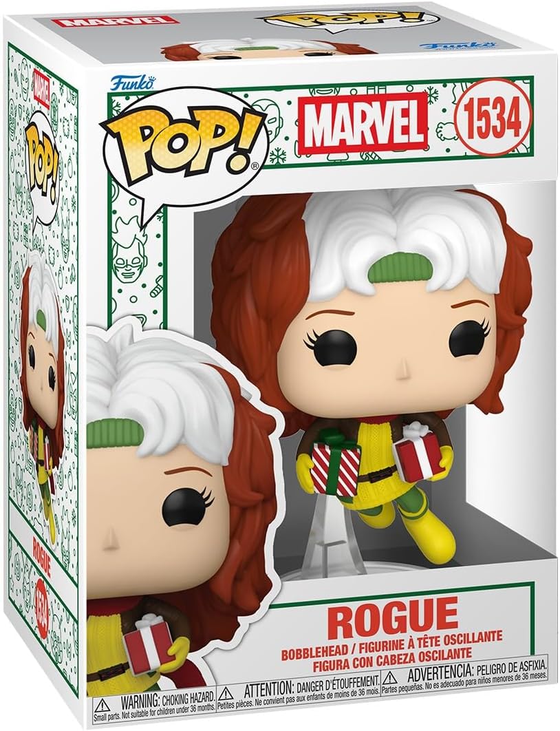 Funko Pop! Marvel: HoliDivas - Vampira - X-Men - Figura de vinil colecionável - Ideia para presente - Produtos oficiais - Brinquedos para crianças e adultos - Fãs da Marvel - Figura modelo para colecionadores e exposição
