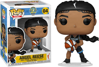 Funko Pop! WNBA: Sky - Angel Reese - Jogadoras da WNBA - Figura de vinil colecionável - Ideia para presente - Produtos oficiais - Brinquedos para crianças e adultos - Fãs de esportes - Figura modelo para colecionadores e exposição
