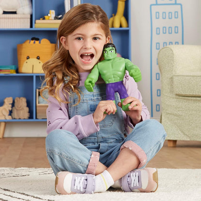 Homem-Aranha e seus amigos incríveis - Figura de ação do Hulk em tamanho gigante da Marvel, brinquedo de super-herói