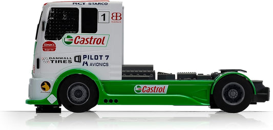 Scalextric C4156 Racing Truck - Coche rojo, verde y blanco - Campeón mundial de deportes/resistencia