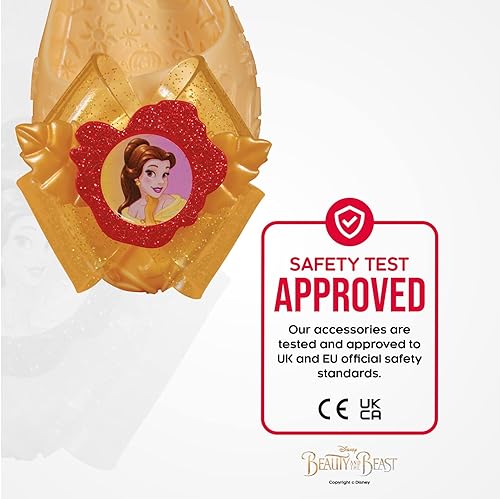 DISGUISE Zapatos Oficiales Disney Belle para Niña, Vestido de Princesa para Niña Talla 11/12