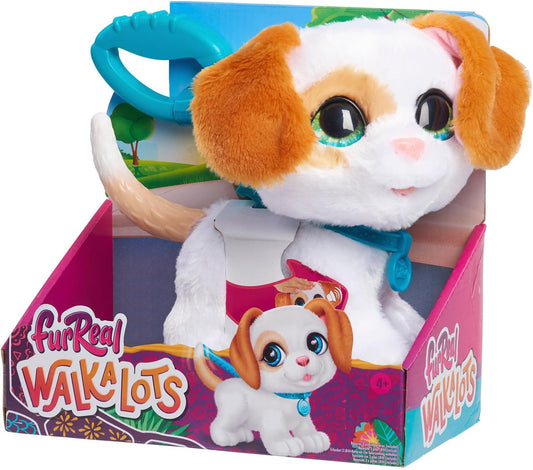 Just Play Brinquedo Interativo furReal Walk-A-Lots Big Wags, Cachorrinho de Pelúcia de 20 cm que Anda e Emite Sons, Brinquedo Infantil para Crianças a partir de 4 Anos