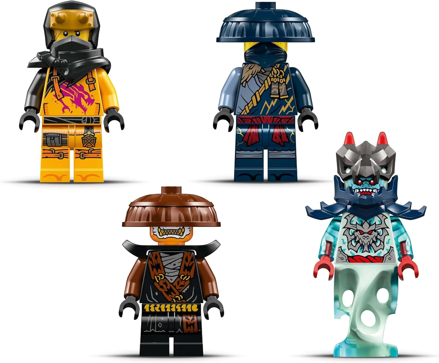 LEGO NINJAGO Rogue's Mech Dragon Rider - Brinquedo Ninja com Figuras Articuláveis de Dragão e Robô - 4 Minifiguras, incluindo Lloyd e Arin e uma Espada Reveladora - Presente para meninos a partir de 8 anos e fãs de Dragons Rising - 71843