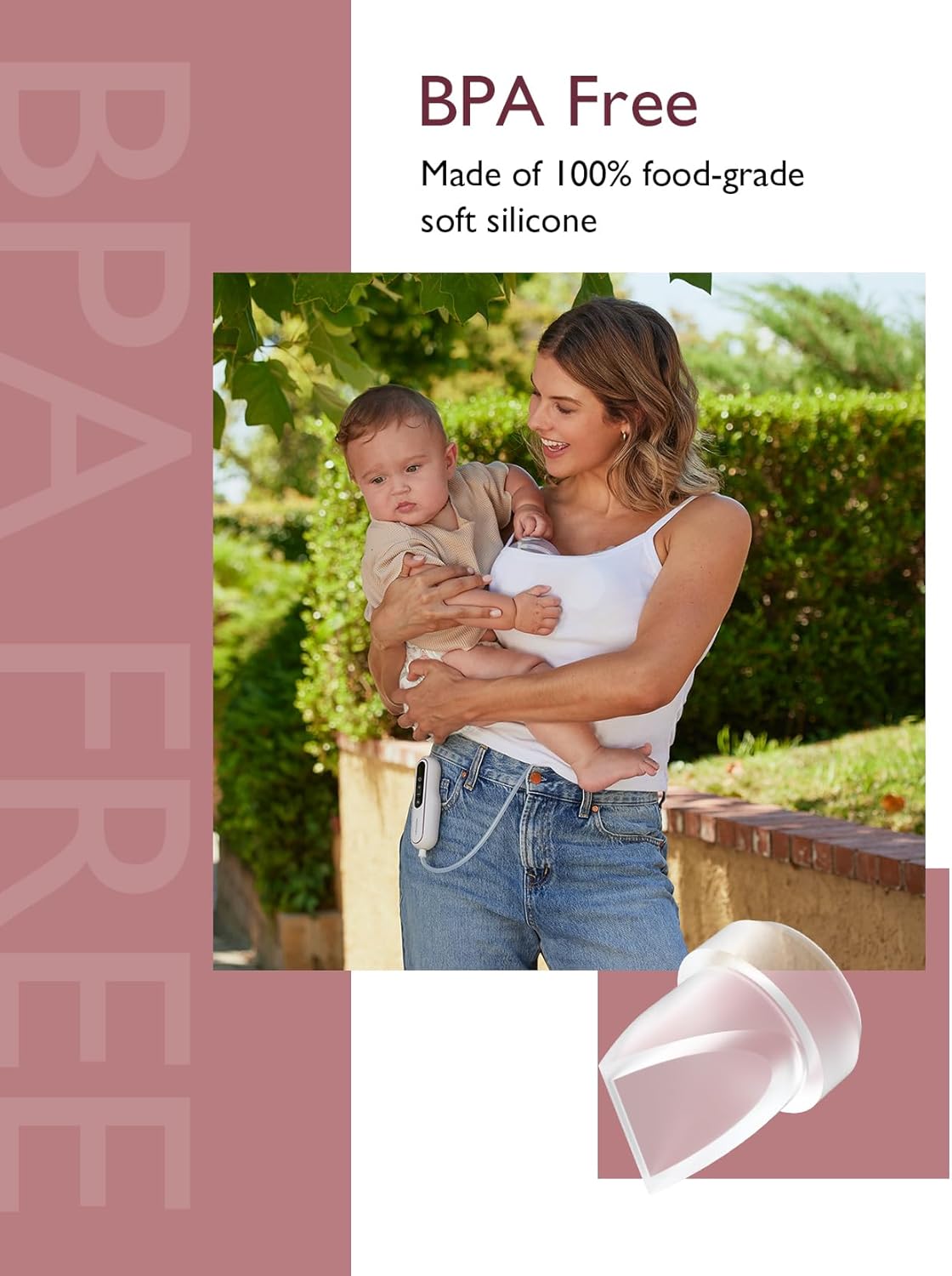 Momcozy Válvulas Duckbill somente para Momcozy V1/V2. Acessórios de substituição para bomba tira leite Momcozy V1/V2 original, pacote com 2