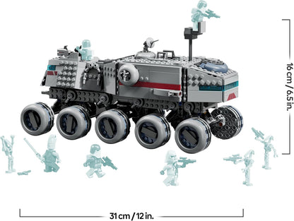 LEGO Star Wars 75413 Juggernaut da República - Brinquedo de Construção com 3 Figuras de Droides e 5 Minifiguras, incluindo Ki-Adi-Mundi com Sabre de Luz - Presente para Meninos a partir de 9 Anos e Fãs de The Clone Wars