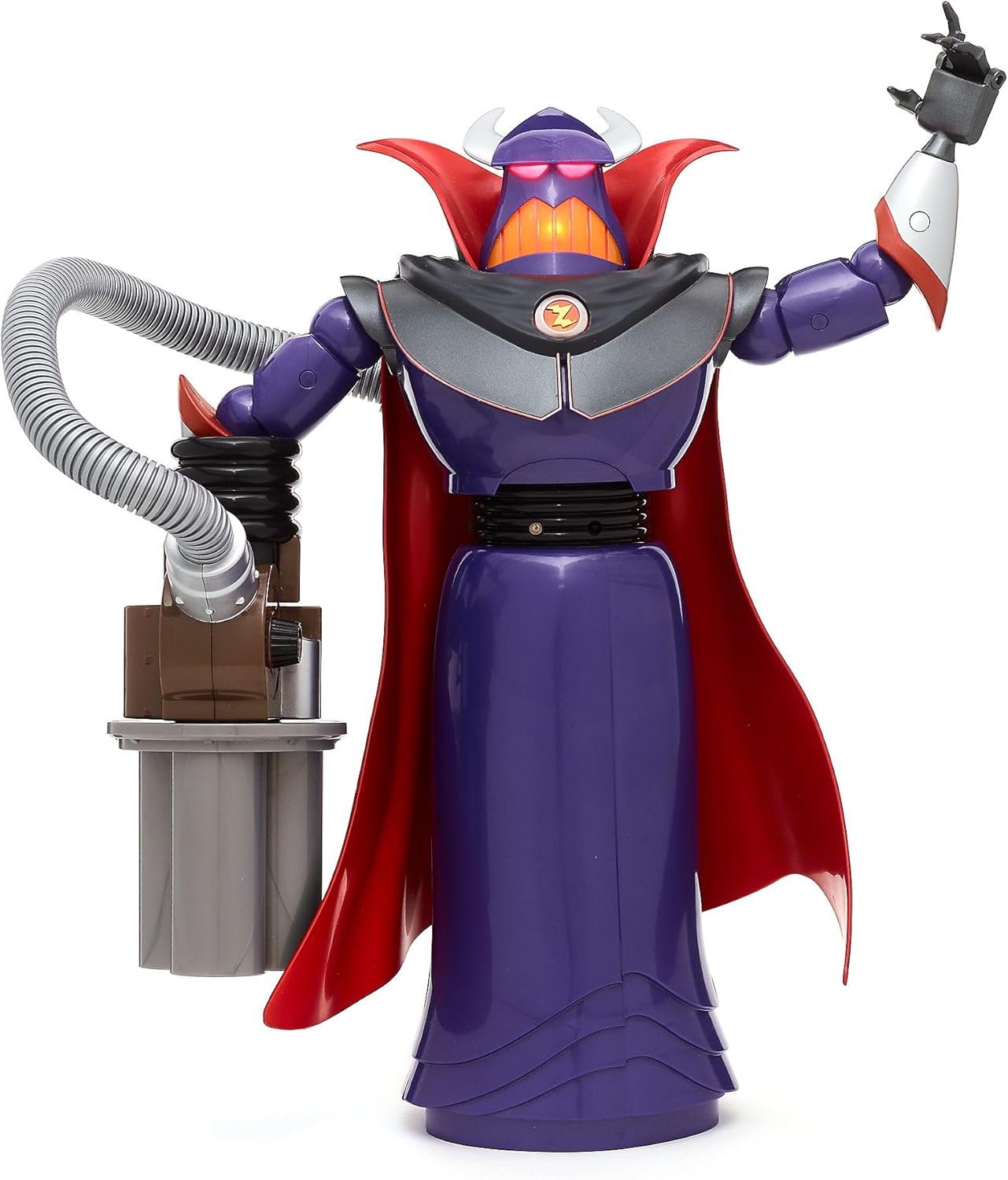 Disney Figura de ação interativa e falante do Imperador Zurg, oficial da Store, do filme Toy Story da Pixar, 38 cm/15 polegadas. Brinquedo do vilão com 9 frases em inglês, interage com outros personagens, para crianças a partir de 3 anos.