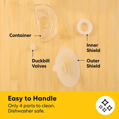 Bomba tira-leite individual vestível Medela Melody InBra, com uso sem as mãos – ajuste ultramacio, facilidade para extrair e armazenar, sistema tudo em um, desempenho potente, 2 modos e 9 níveis, funis de silicone, porta USB-C