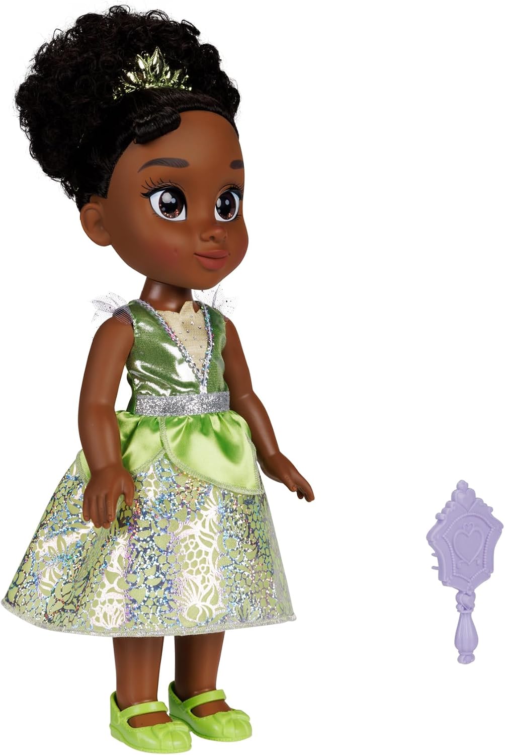 Disney Boneca Princess My Friend Tiana 35 cm – Disney 100 Anos de Magia, Traje Platinum