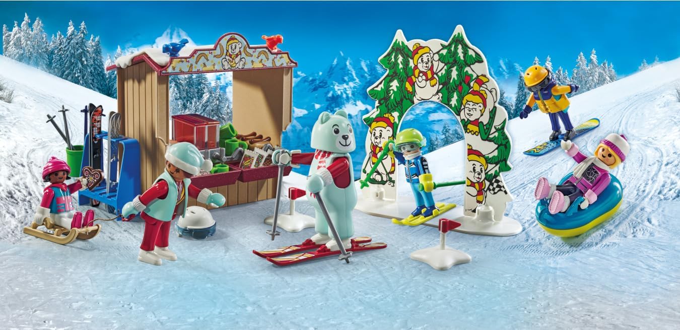 Playmobil 71453 My Life: Ski World Promo Pack, brinquedos para presentes e dramatizações divertidas e imaginativas, conjuntos de jogos adequados para crianças a partir de 4 anos