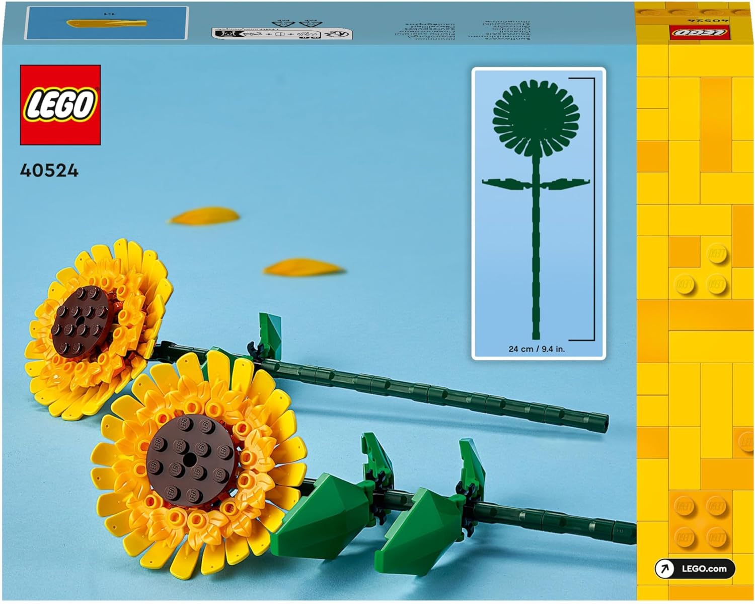 LEGO Girasoles Creator, kit de construcción de flores artificiales par