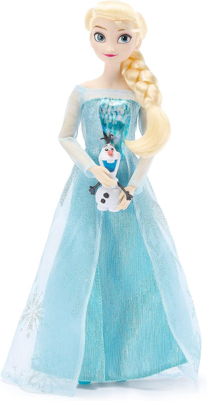 Disney Boneca Clássica Oficial da Elsa (30 cm) da Store – Boneca da Personagem de Frozen para Colecionadores e Brincadeiras Criativas