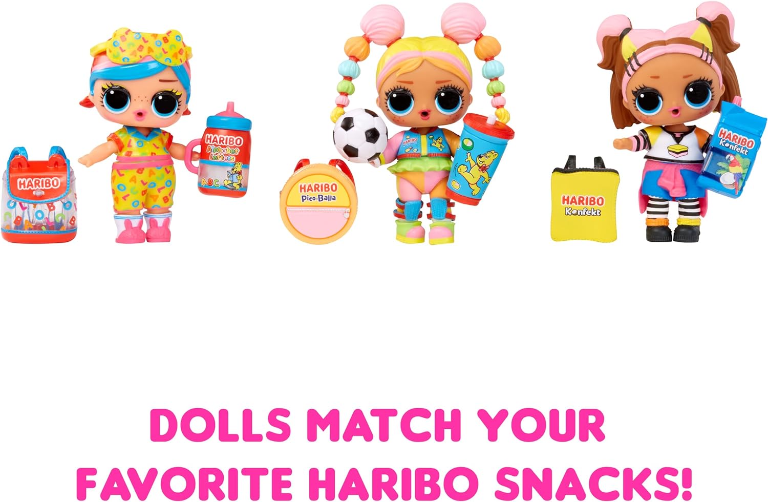 LOL Surprise - Loves Mini Sweets Series X Haribo - Inclui 1 boneca com