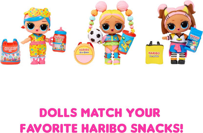 LOL Surprise - Loves Mini Sweets Series X Haribo - Inclui 1 boneca com tema de doces e acessórios divertidos - Bonecas colecionáveis adequadas para crianças a partir de 4 anos
