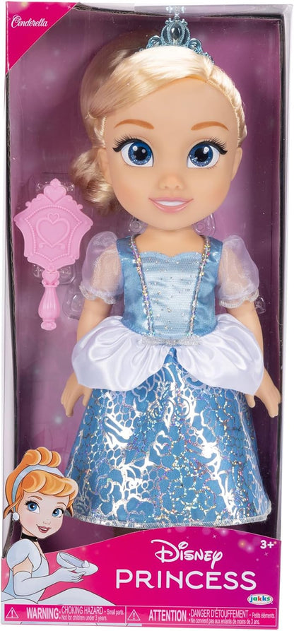Disney Boneca Princess My Friend Cinderela 35 cm – Disney 100 Anos de Magia, Novo Visual Platinum