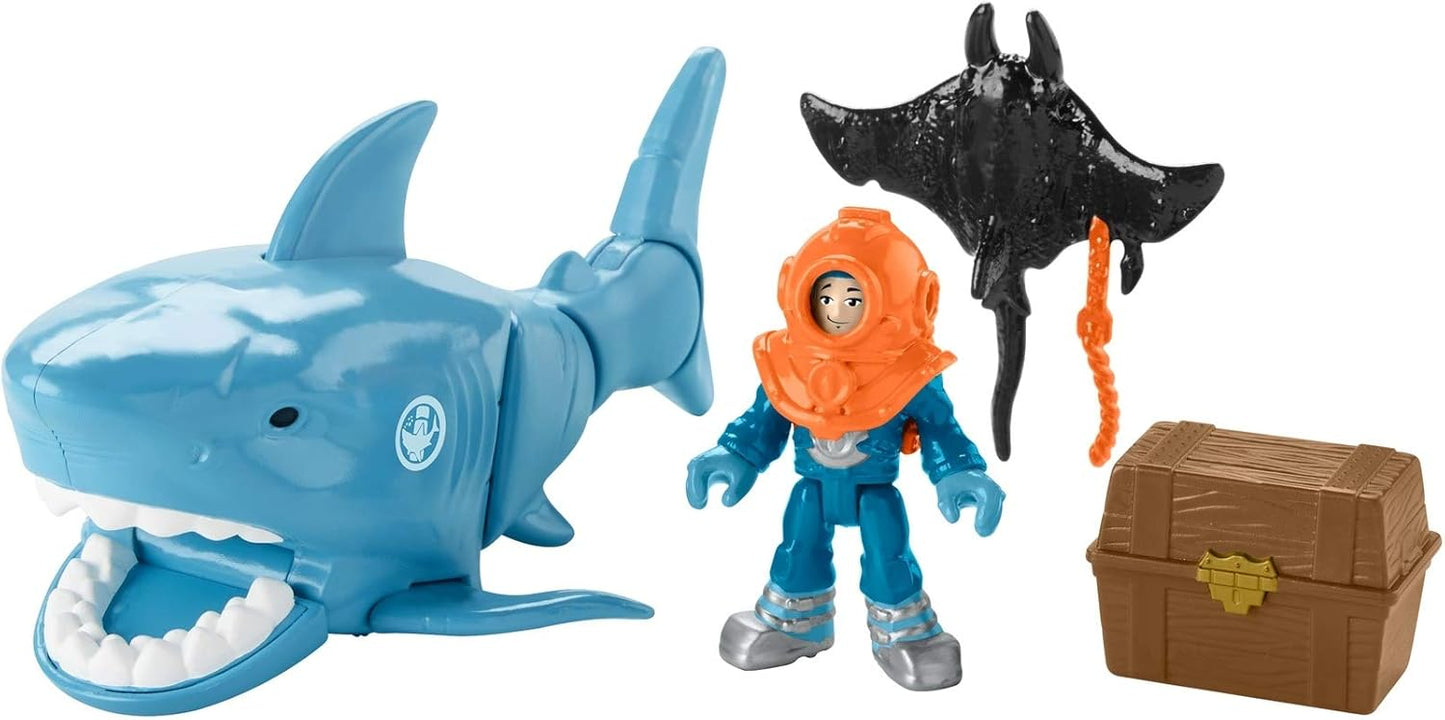 Fisher Price Tubarão do Tesouro Afundado Imaginext da