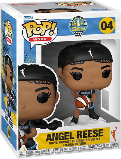 Funko Pop! WNBA: Sky - Angel Reese - Jogadoras da WNBA - Figura de vinil colecionável - Ideia para presente - Produtos oficiais - Brinquedos para crianças e adultos - Fãs de esportes - Figura modelo para colecionadores e exposição