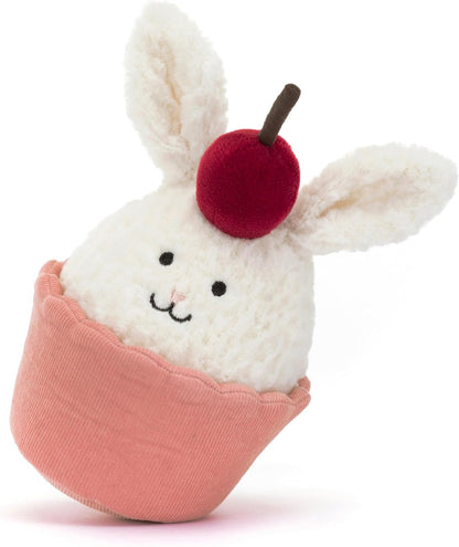 Jelly Cat Cupcake de coelho de sobremesa delicada