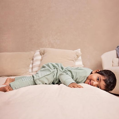 Love To Dream™ Macacão de dormir com pernas | Manga comprida, cobertor vestível leve | 1,5 Tog Ideal para uso durante todo o ano (18–22 °C) | Algodão lavável à máquina e zíper duplo
