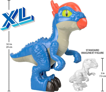 Fisher-Price Imaginext Jurassic World Dinossauro Brinquedo Stygimoloch XL Figura Articulada de 25 cm para Brincadeiras de Faz de Conta em Idade Pré-escolar a partir de 3 Anos, HRK71