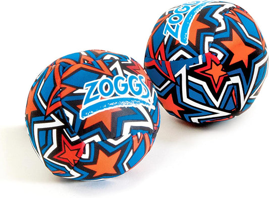 Zoggs unissex bebê (conjunto de 2) bolas de respingo cobertas de neoprene para crianças, laranja/azul, conjunto 2 Reino Unido