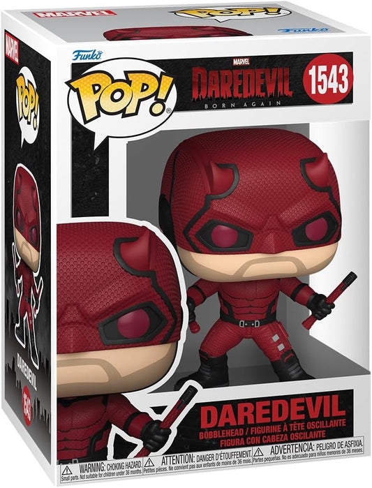 Funko Pop! Marvel: Demolidor Renascido - Matt Murdock - Figura de vinil colecionável - Ideia para presente - Produtos oficiais - Brinquedos para crianças e adultos - Fãs de TV - Figura modelo para colecionadores e exposição