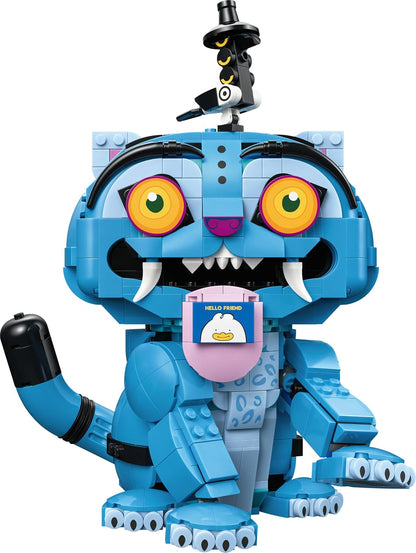 LEGO K-Pop Demon Hunters – Derpy Tiger e Sussie Bird – Brinquedo K-Pop com 2 figuras de animais e vaso de flores – Decoração para quarto infantil – Presente musical para meninas e meninos a partir de 9 anos e fãs de filmes – 72537