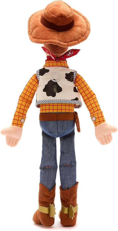 Disney Brinquedo de Pelúcia Woody Oficial da Store, Toy Story, 47 cm/18”, Personagem de Pelúcia Macio e Aconchegante, Cowboy Clássico com Traje Icônico, Detalhes Bordados e Acabamento com Toque Suave