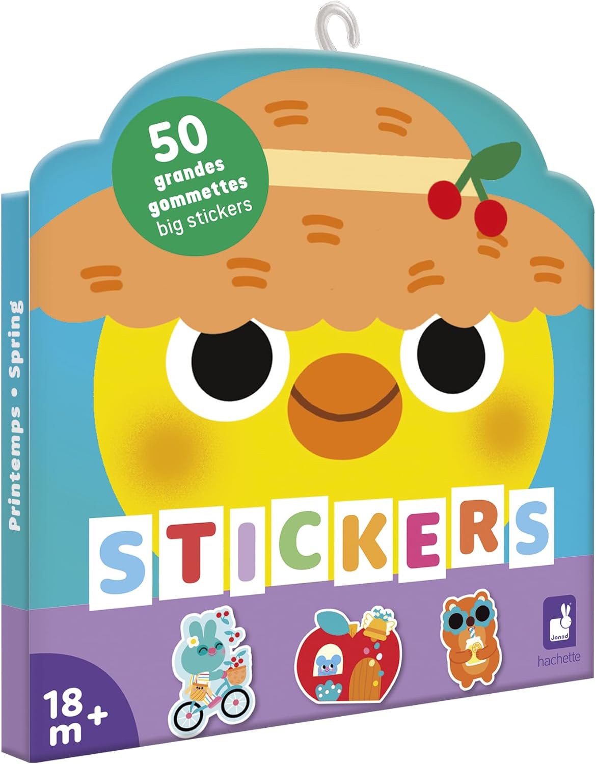 Janod - 50 Adesivos Grandes para Crianças 18 meses - Formato 7x8cm - Adesivos, Janod - Pacote com 100 adesivos - Adesivos de Bolso Formato 5x5cm - Dinos, Janod - Pacote com 300 adesivos - Adesivos de Bolso Formato 3x3cm - Geométricos