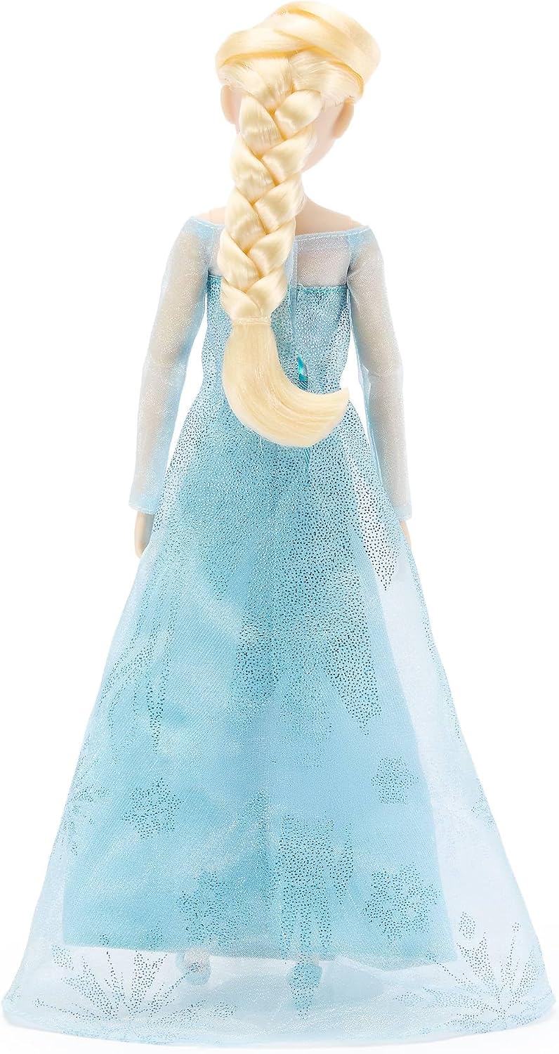 Disney Boneca Clássica Oficial da Elsa (30 cm) da Store – Boneca da Personagem de Frozen para Colecionadores e Brincadeiras Criativas