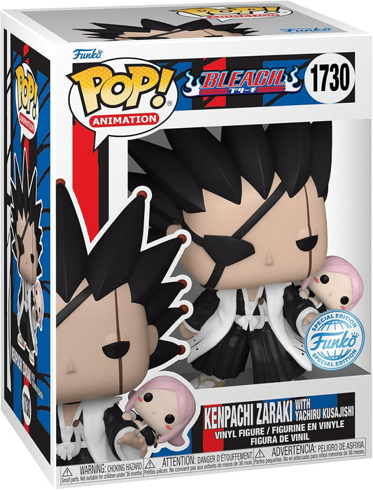 Funko POP! Animation: BLEACH - Kenpachi com Yachiru - Bleach - Figura de vinil colecionável - Ideia para presente - Produtos oficiais - Brinquedos para crianças e adultos - Fãs de anime