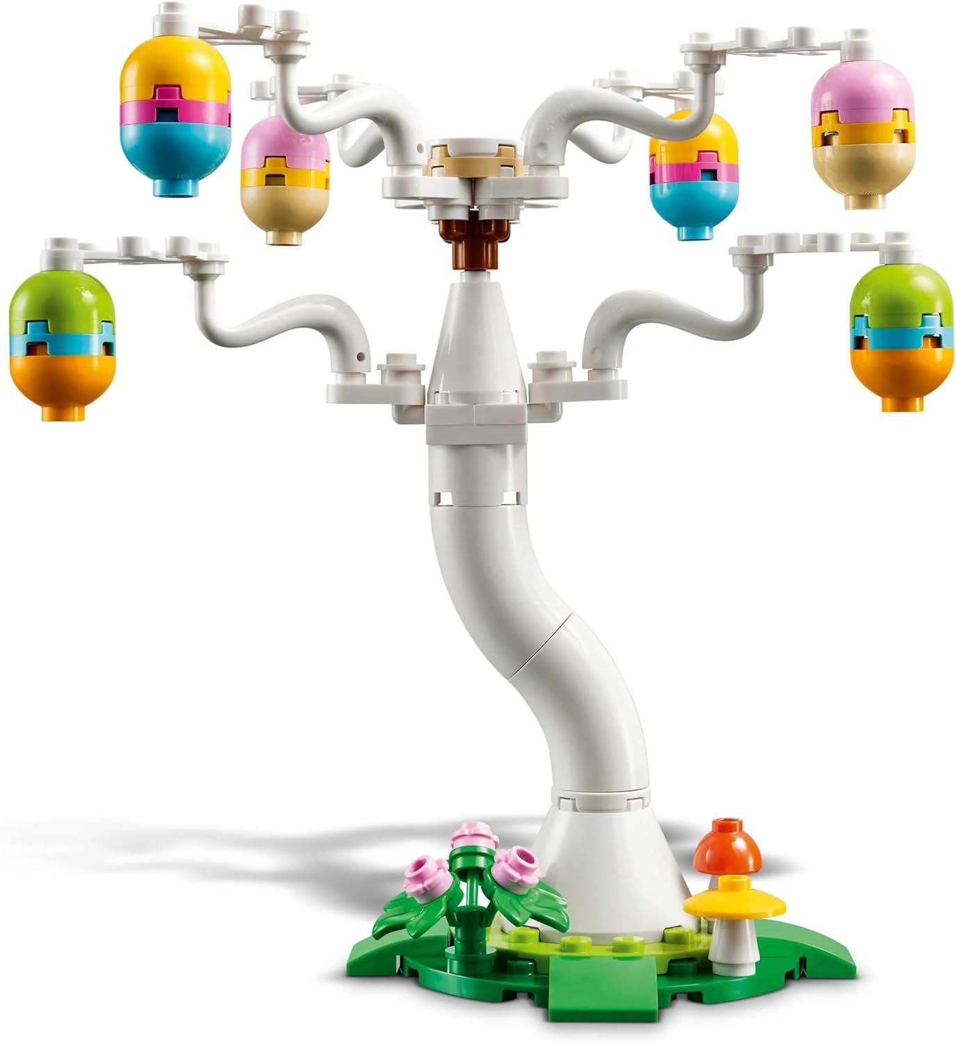 LEGO Caça aos Ovos de Páscoa com Coelho e Pintinho - Brinquedo de Páscoa com Figuras de Coelho e Pássaro - Kit de Artes e Ofícios para Crianças - Presente para Meninas e Meninos a partir de 8 Anos - 40808