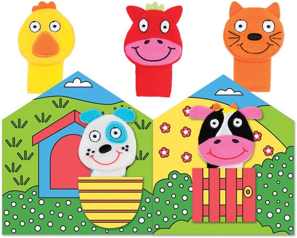 Galt Toys, Primeiro Livro de Fantoches, Brinquedos de Atividades para Bebês, Idades 0 Meses ou Mais