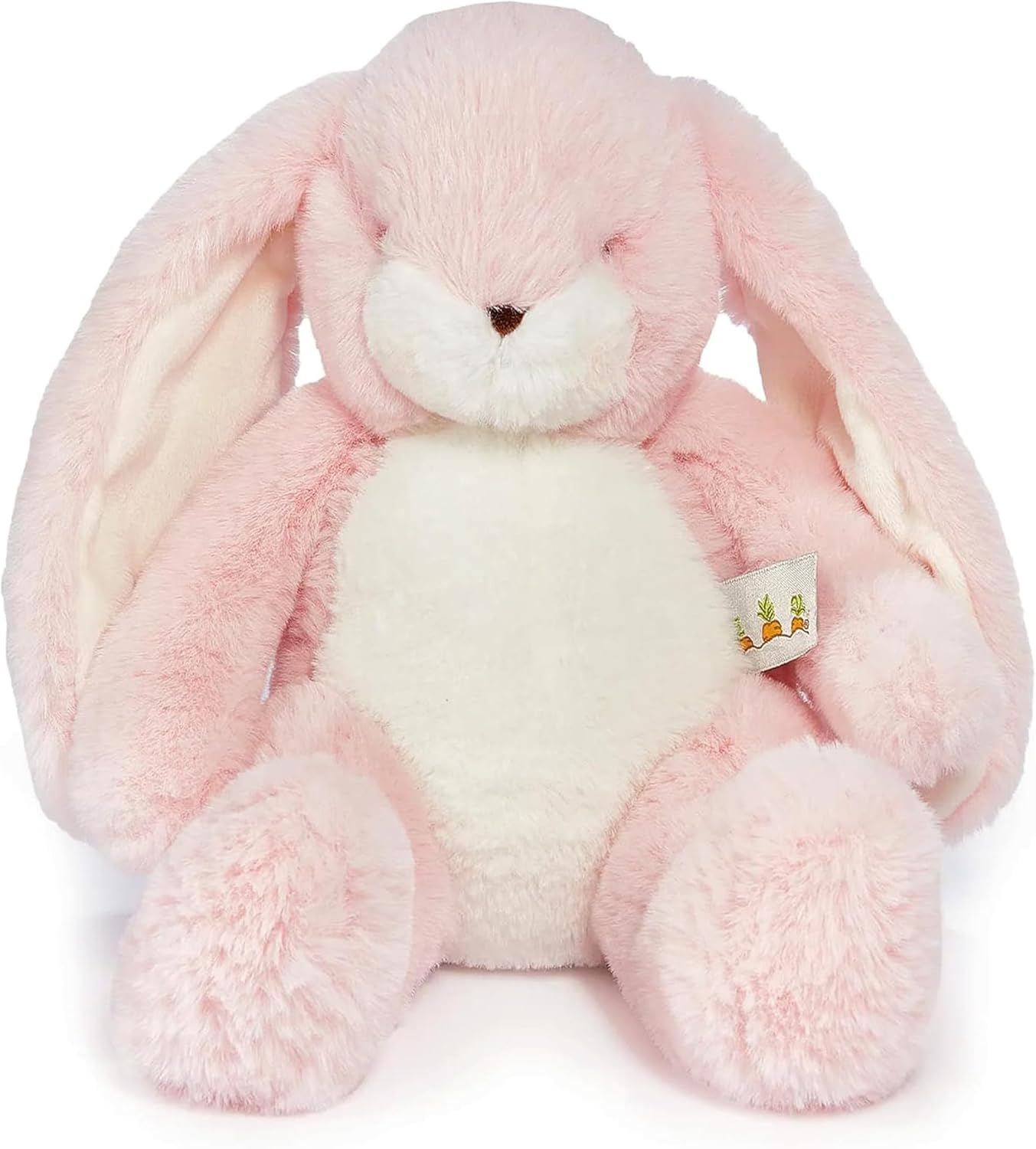 BUNNIES BY THE BAY Ursinho de Pelúcia Coelhinho Little Nibble | Brinquedo Super Macio e Seguro para Recém-Nascidos com Detalhes Bordados | 30cm de Altura para o Seu Bebê
