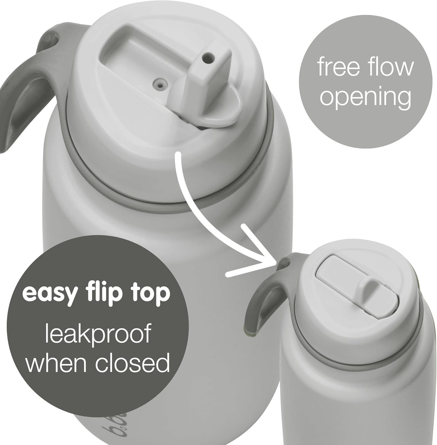 b.box Garrafa Térmica Harry Potter com Tampa Flip-Top, Tripla Camada de Aço Inoxidável, Mantém Bebidas Geladas por até 46 Horas, Tampa à Prova de Vazamentos com Canudo de Aço Inoxidável, Ideal para Viagens e Esportes, Livre de BPA, 1L