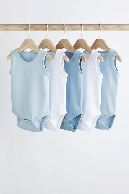 |BabyBoy| Body Colete Azul 5 Pack Baby 5 Pack